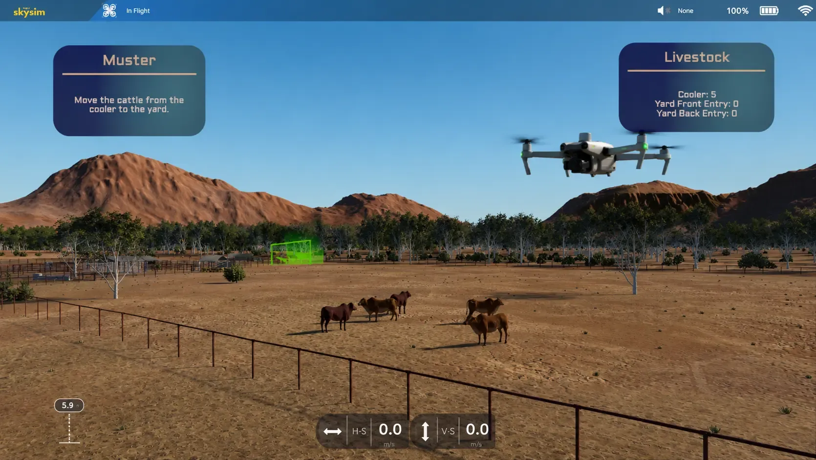 SkySim drone simulation